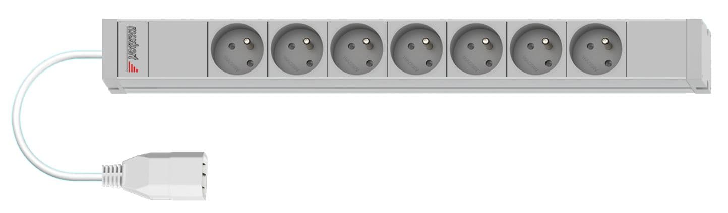 Základní PDU lišta,zásuvky UTE,přívod C14 (do UPS)