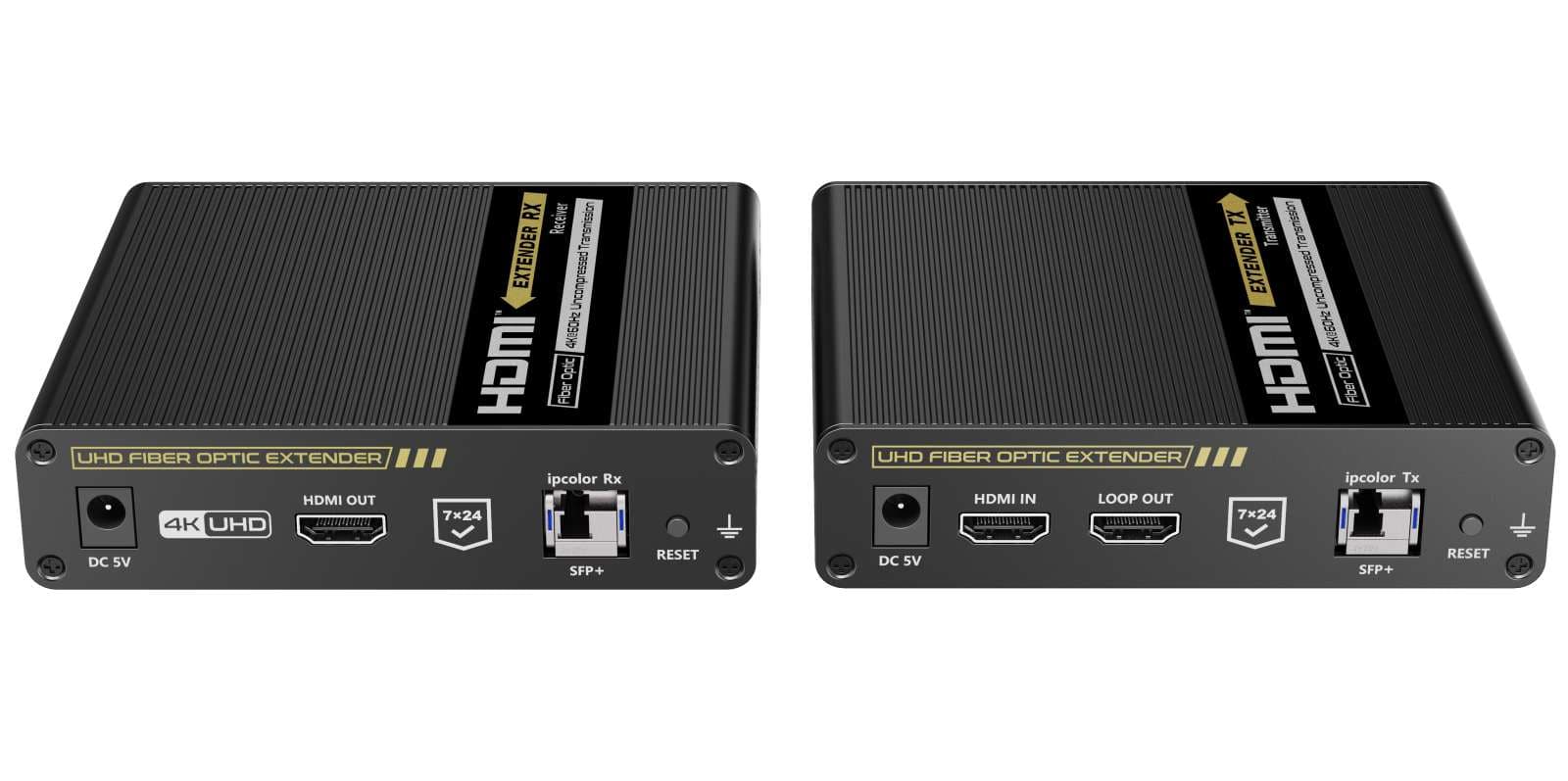 Optický HDMI extender 4K@60Hz 4:4:4 HDR, až 40km