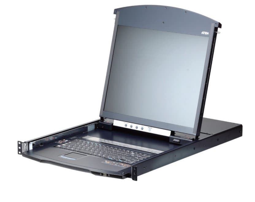 ATEN 16-port Cat.5 KVM PS 2+USB, OSD, 19", 2 příst