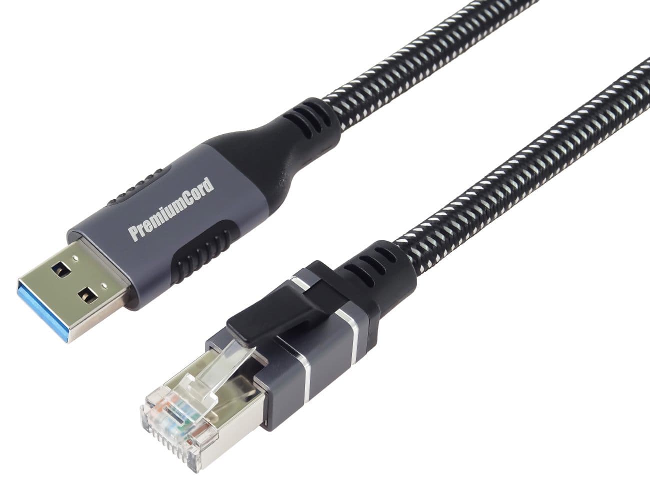 Ethernet. kabel USB3.2->LAN RJ45 10 100 1000, 3m