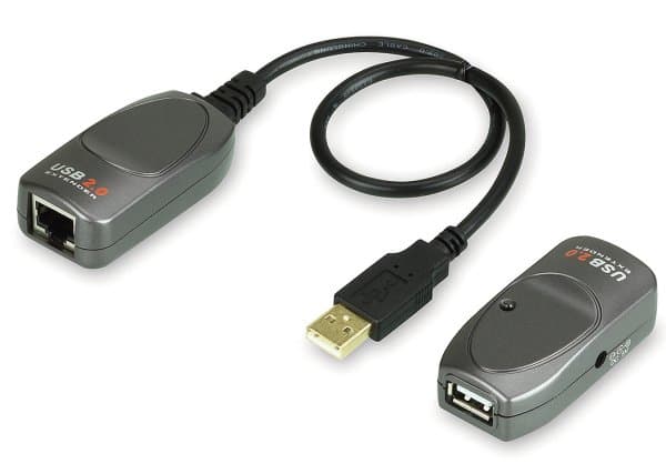ATEN USB 2.0 extender po Cat5 Cat5e Cat6 do 60m