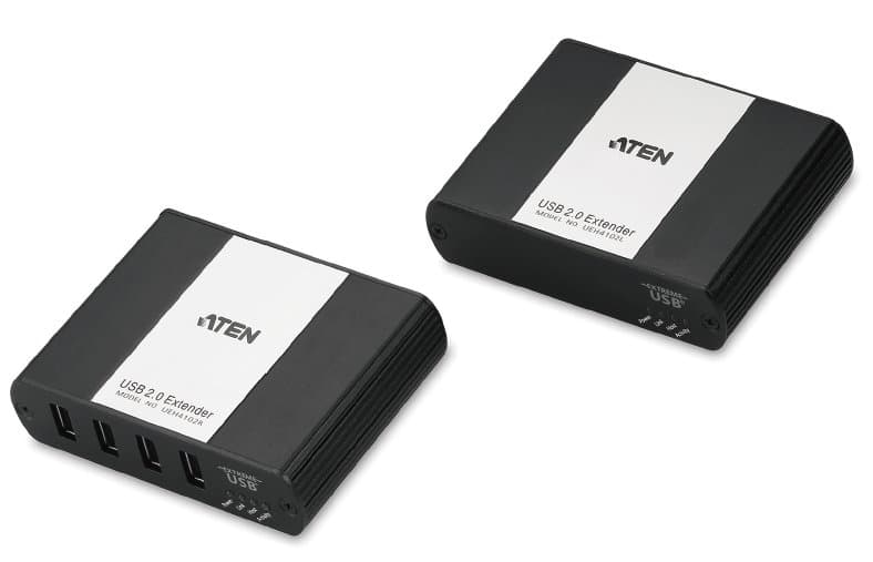 ATEN USB 2.0 prodlužka s 4portovým hubem po LAN