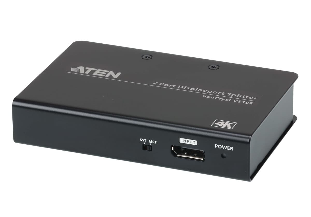ATEN 2 port DisplayPort rozboč. 4K@60Hz,SST