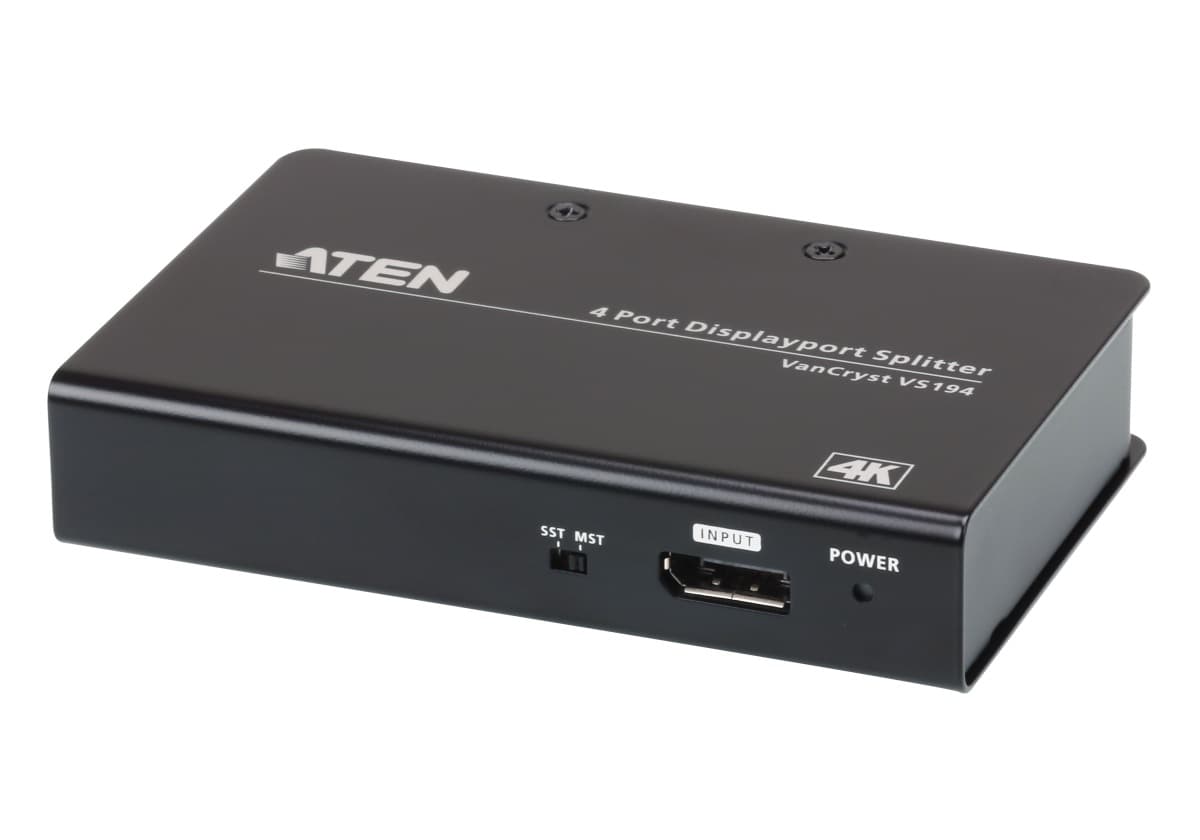 ATEN 4 port DisplayPort rozboč. 4K@60Hz, SST