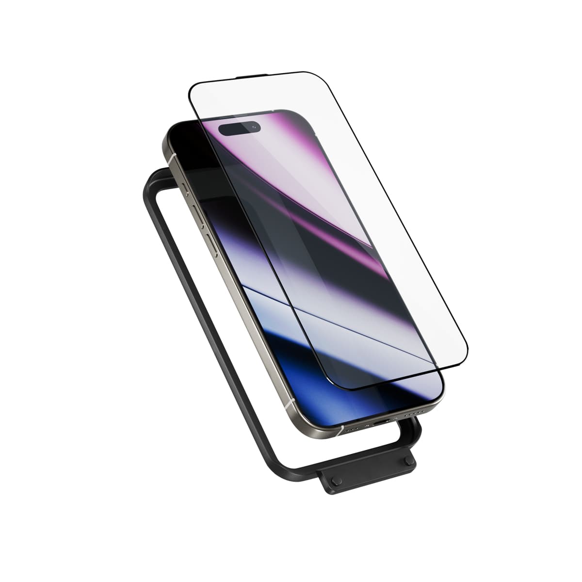 Epico Hero 3D sklo iPhone 15 16 - s aplikátorem
