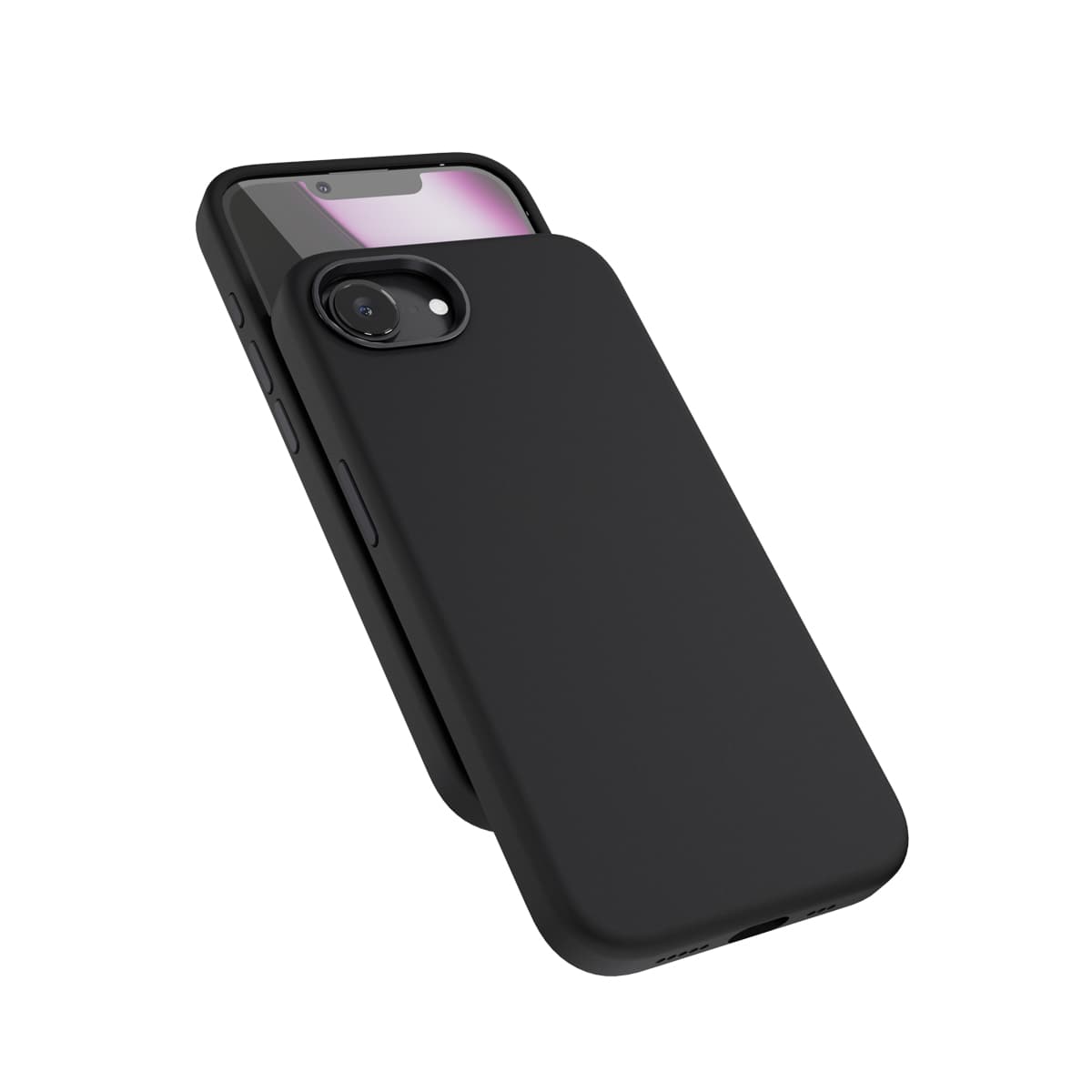 Epico Mag+ Silicone Pro kryt iPhone 16e 17e černá