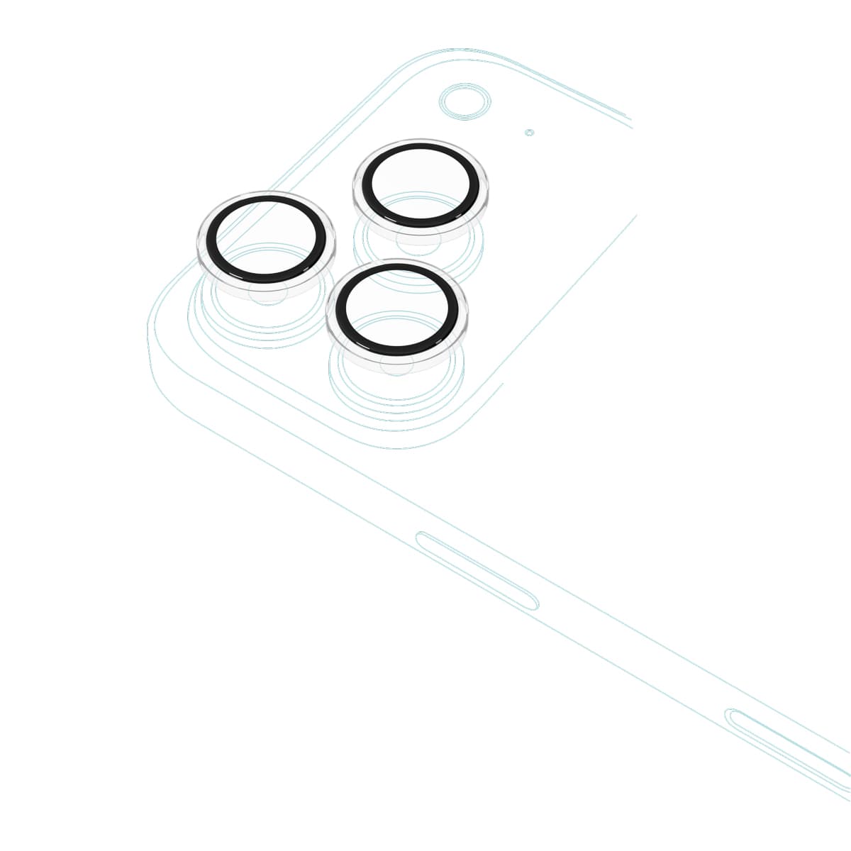 Epico Glass Lens Protectors iPhone 17 Pro