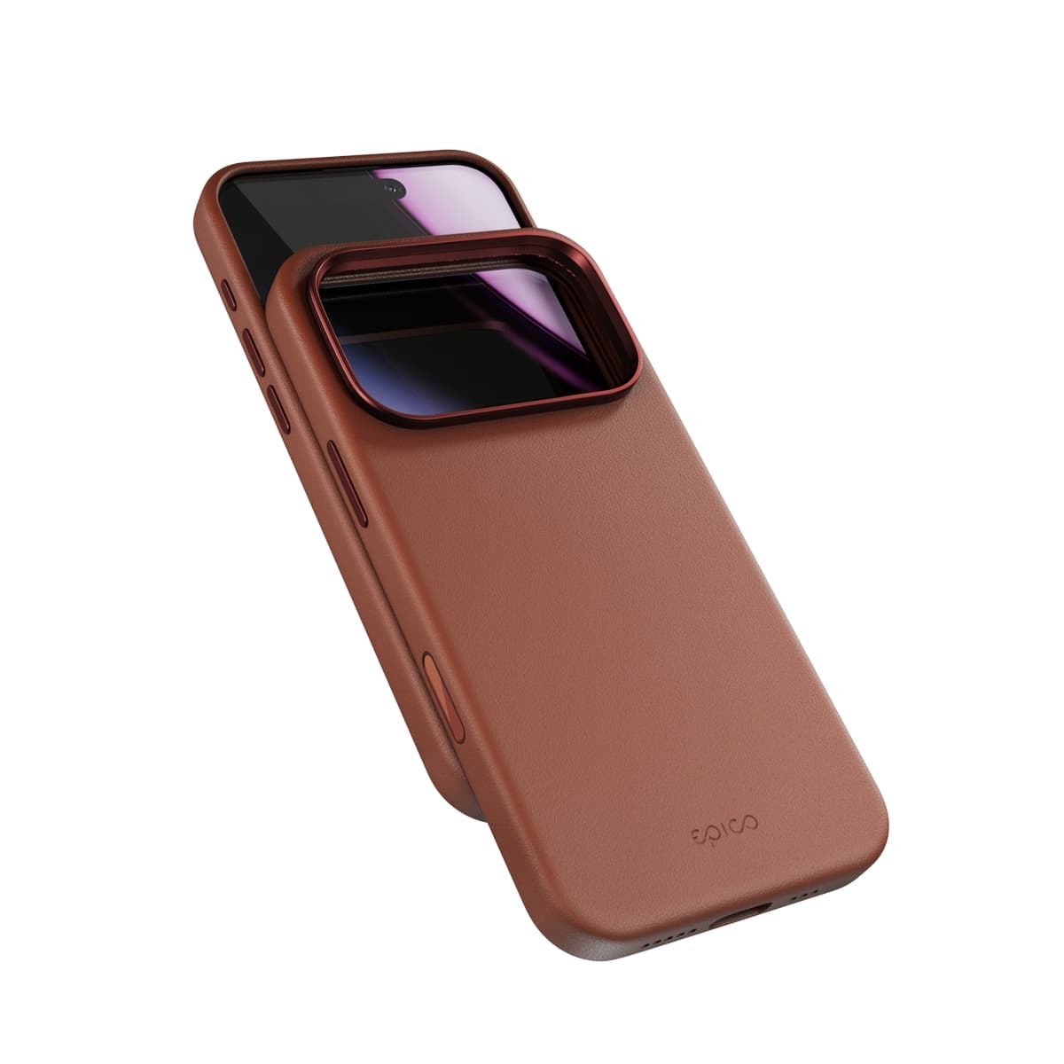 Epico Leather Mag+ Case iPhone 17 Pro Max - hnědá