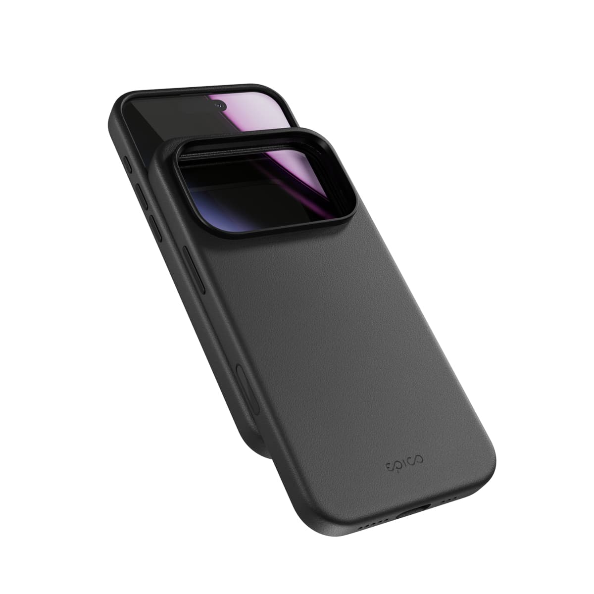 Epico Leather Mag+ Case iPhone 17 Pro - černá