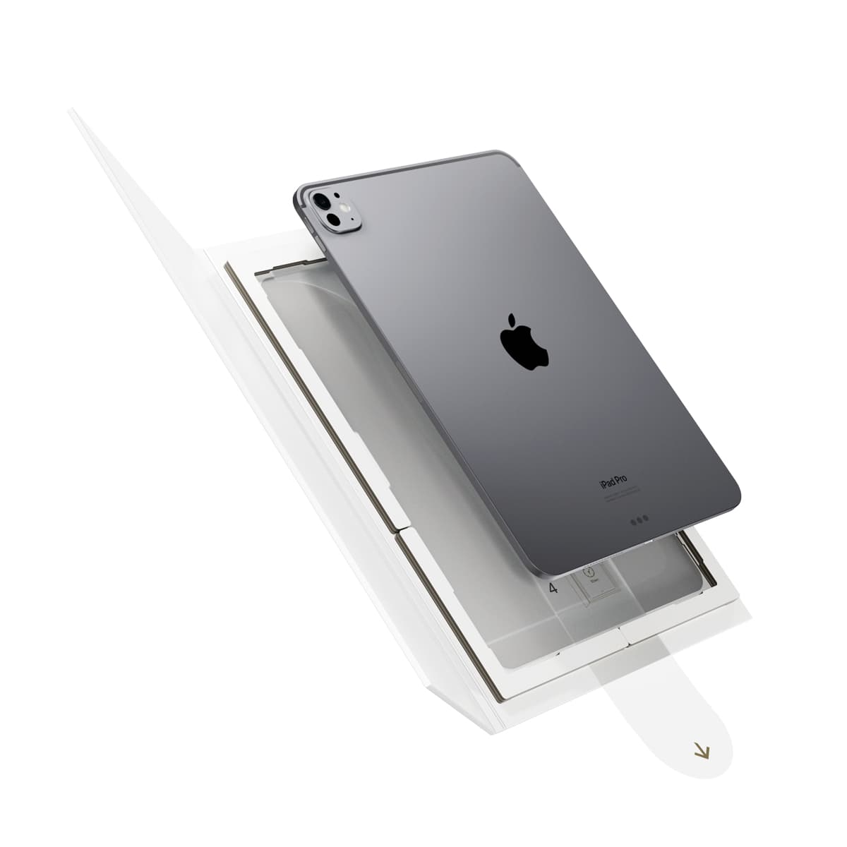 Epico Glass Screen Protector iPad Pro 13" M4 M5 s aplikátorem