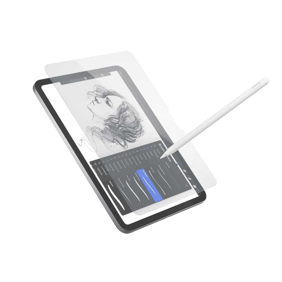 Epico Paper Texture Glass Screen Protector iPad 10,9" 11" (A16) s aplikátorem
