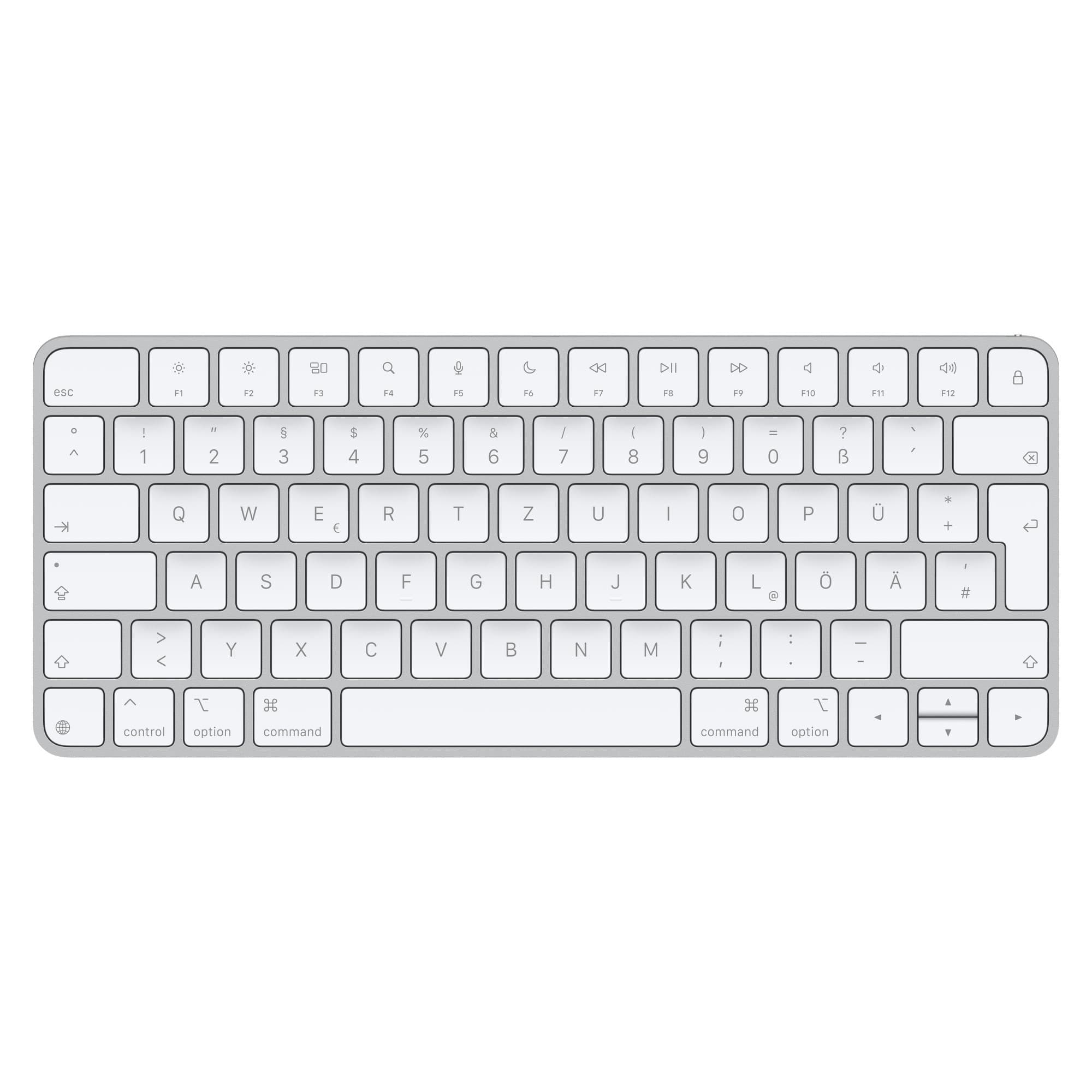 Apple Magic Keyboard Bezdrátová Bluetooth GER layout Bílá