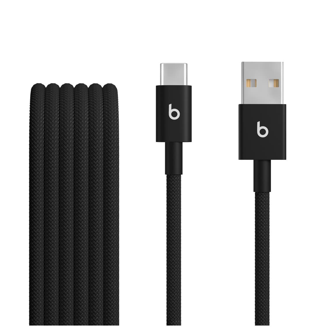 Beats USB-A USB-C Woven Cable (1.5m)- Bolt Black