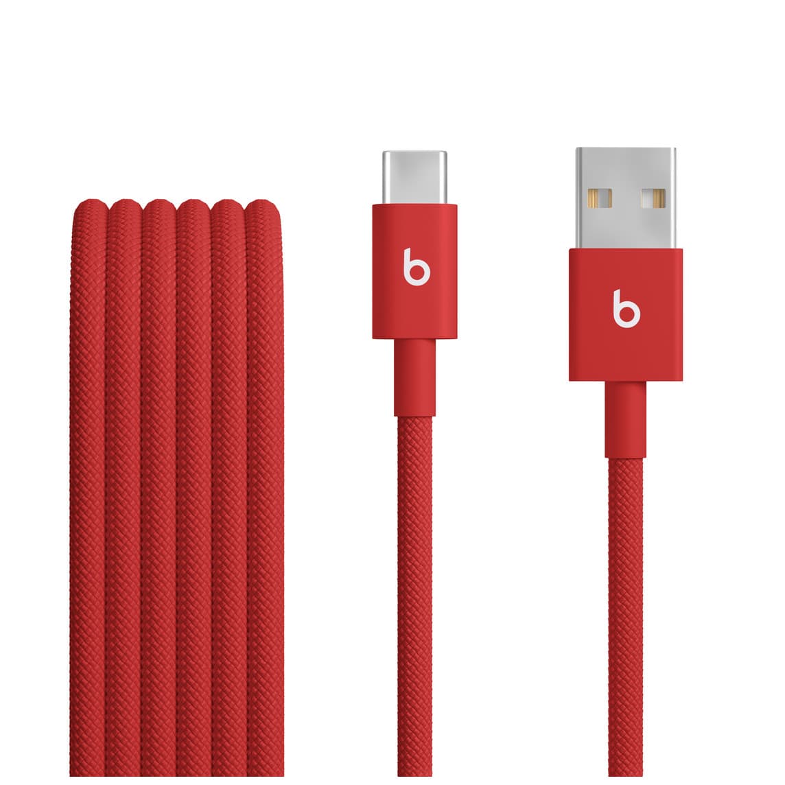 Beats USB-A USB-C Woven Cable (1.5m)- Rapid Red