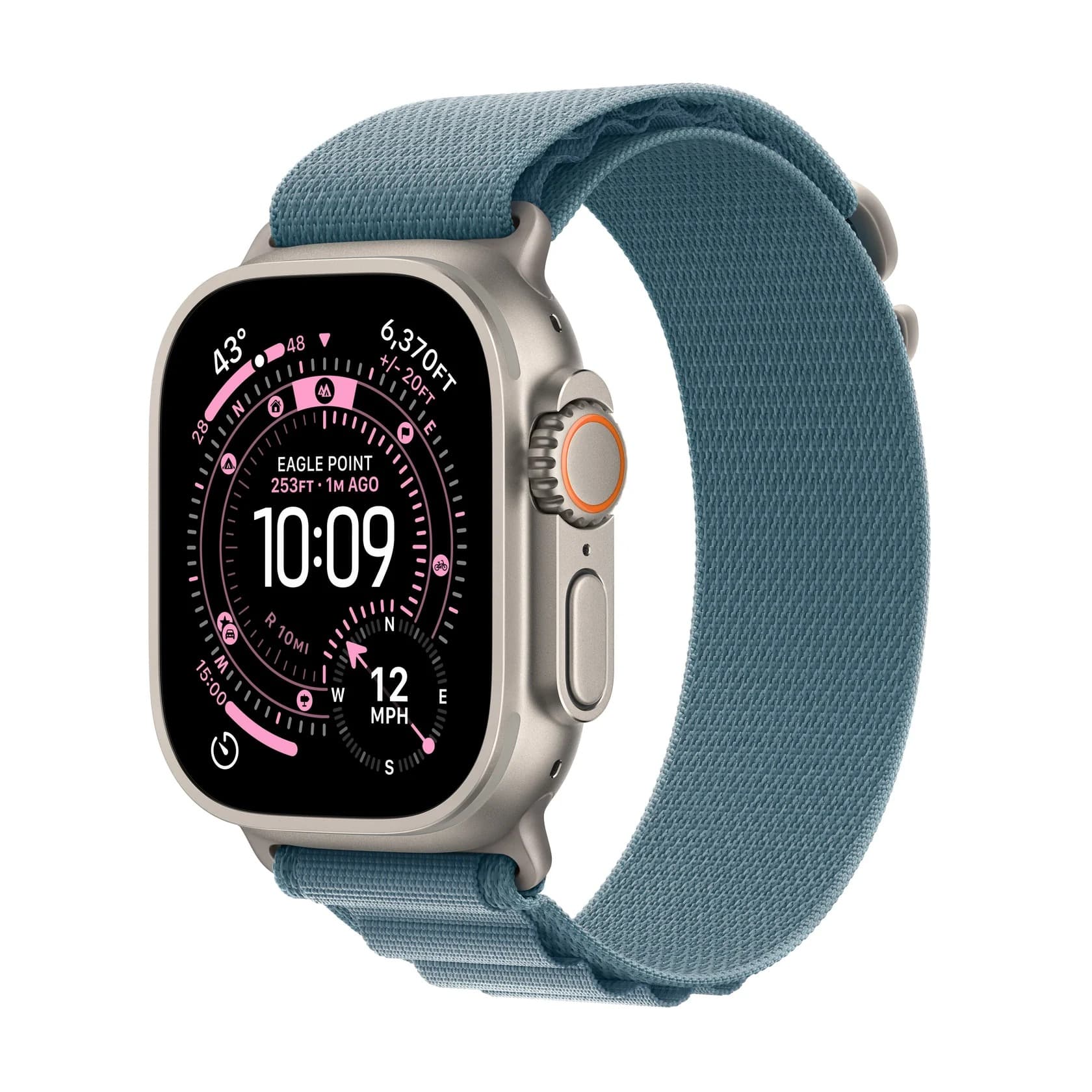 Apple Watch Ultra 3 49 Elegant Band Light Blue