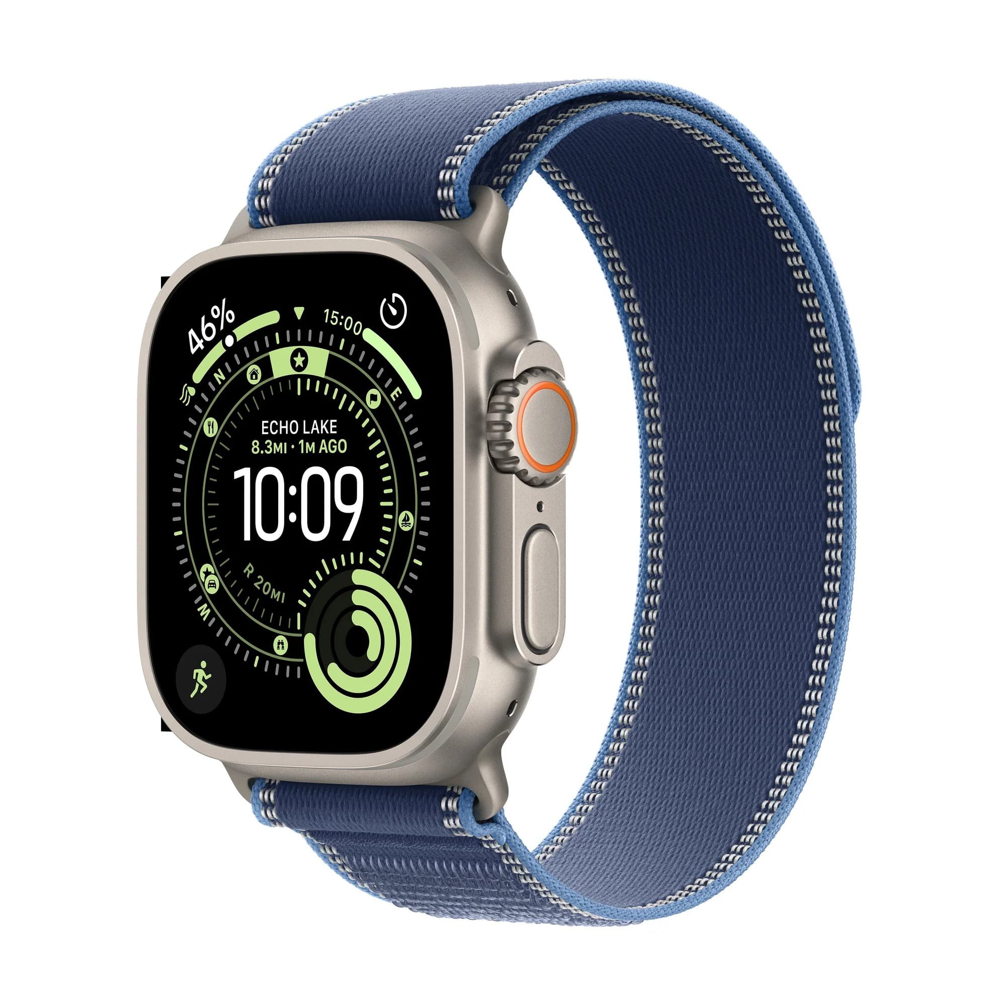Apple Watch Ultra 3 49 Elegant Band Blue Bright Blue