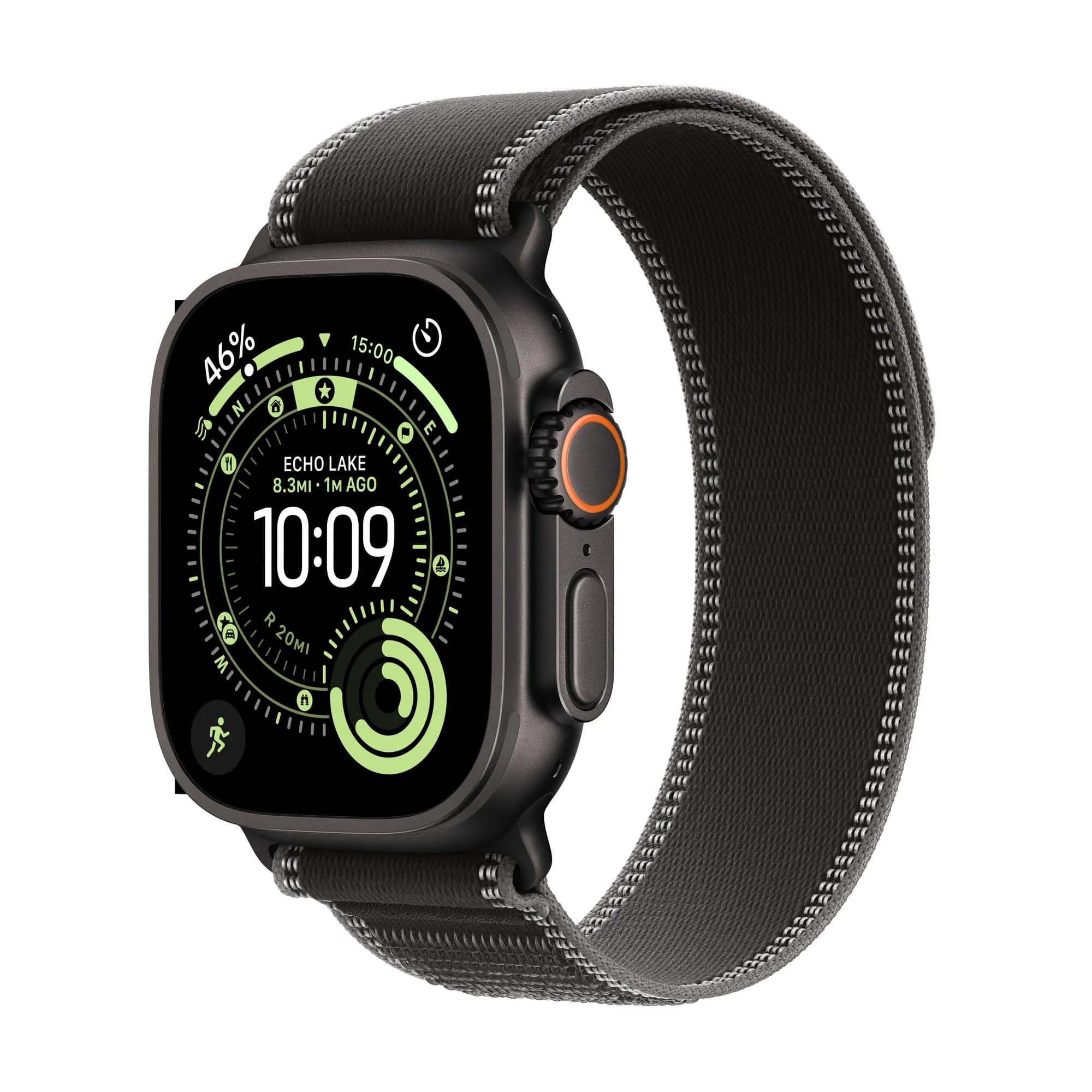 Apple Watch Ultra 3 49 Elegant Band Black Charcoal