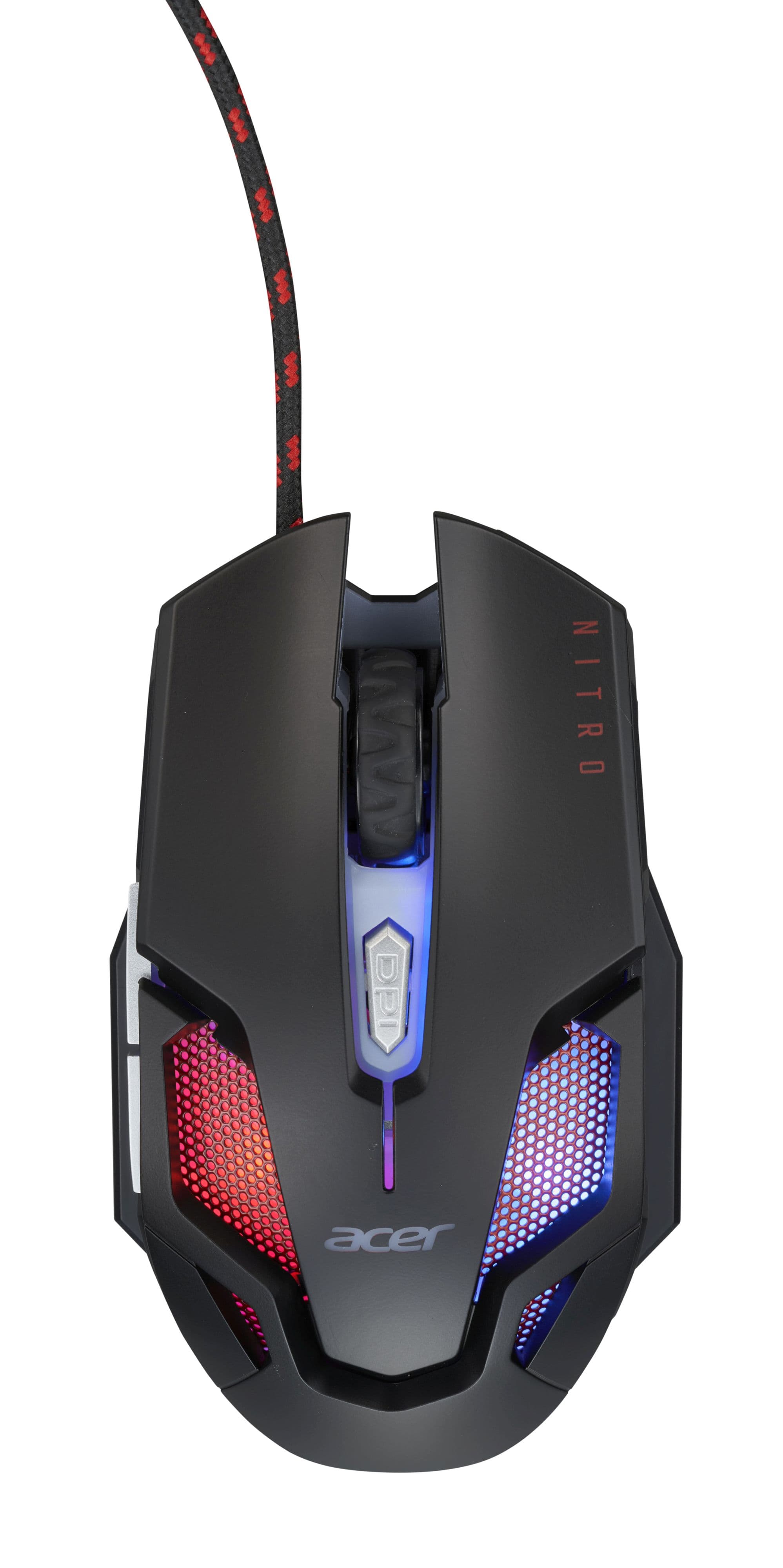 Acer Nitro Gaming Mouse II Herní Optická Pro praváky 7 200 DPI Drátová USB Černá
