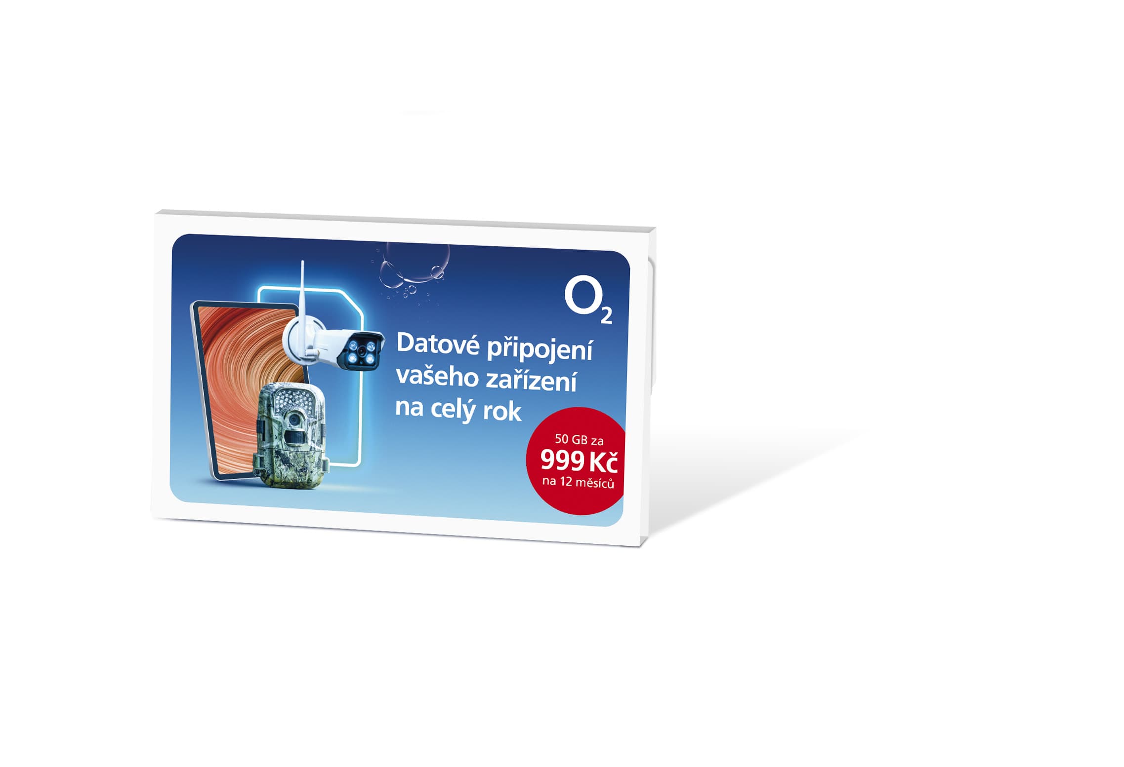 O2 Roční datové připojení 50 GB Bundle 4+1