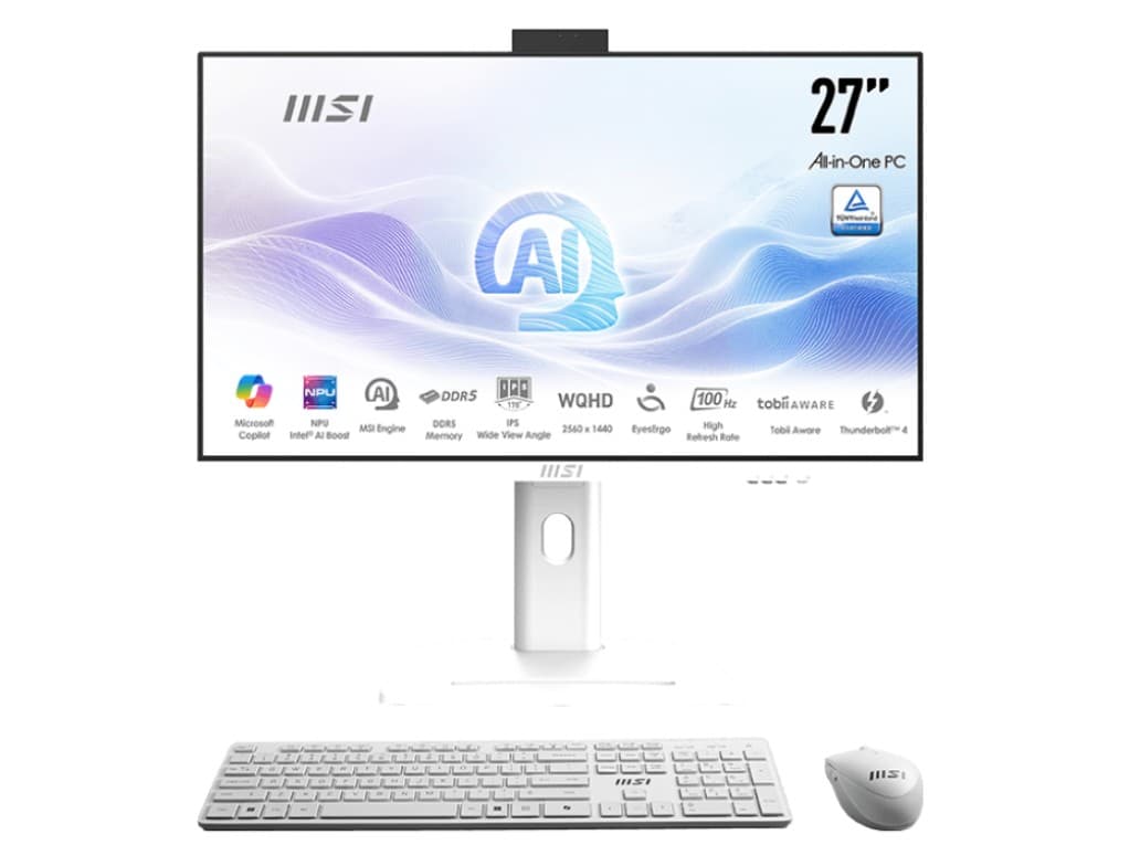 MSI Modern AM273QP AI 1UM-402EU 27" QHD U5-125H 16GB 512GB Intel int W11H Bílá 3R