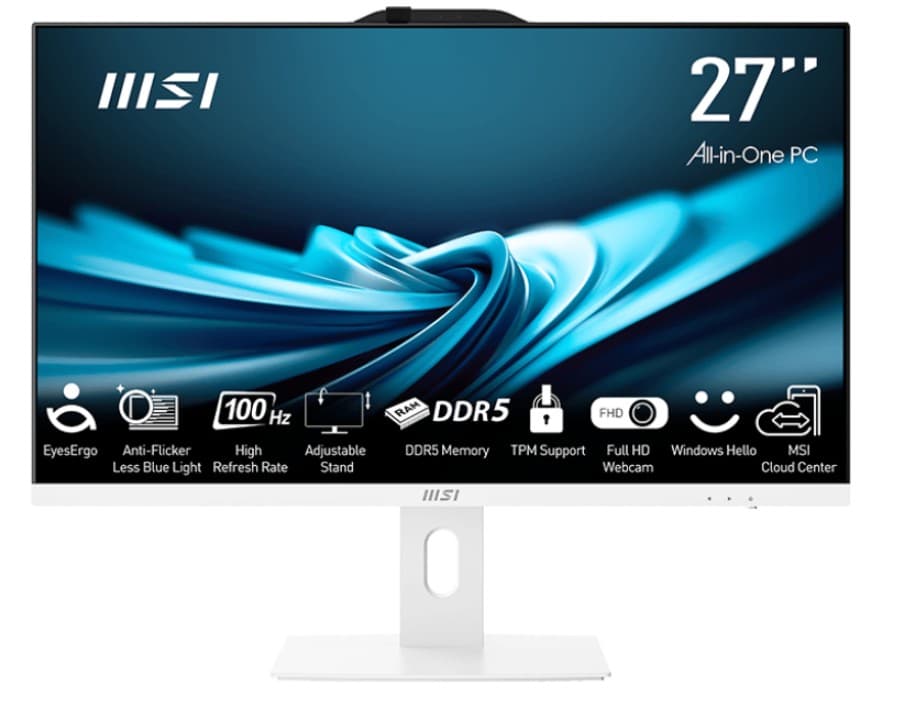 MSI PRO AP272P i5-14400 FHD 8 512 W11 White