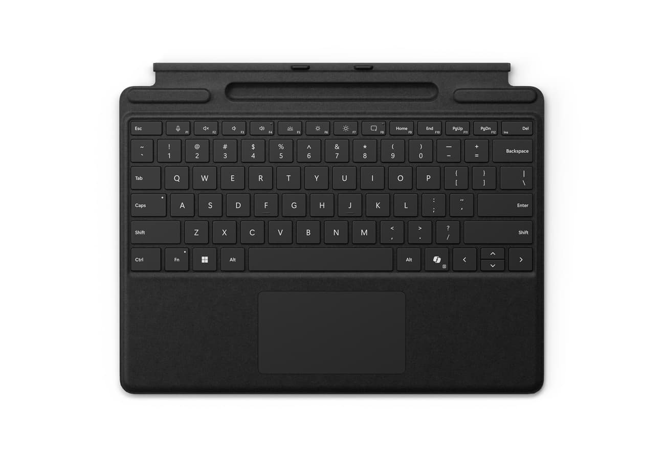 Microsoft Surface Pro Keyboard with Slim Pen Storage (Black), ENG