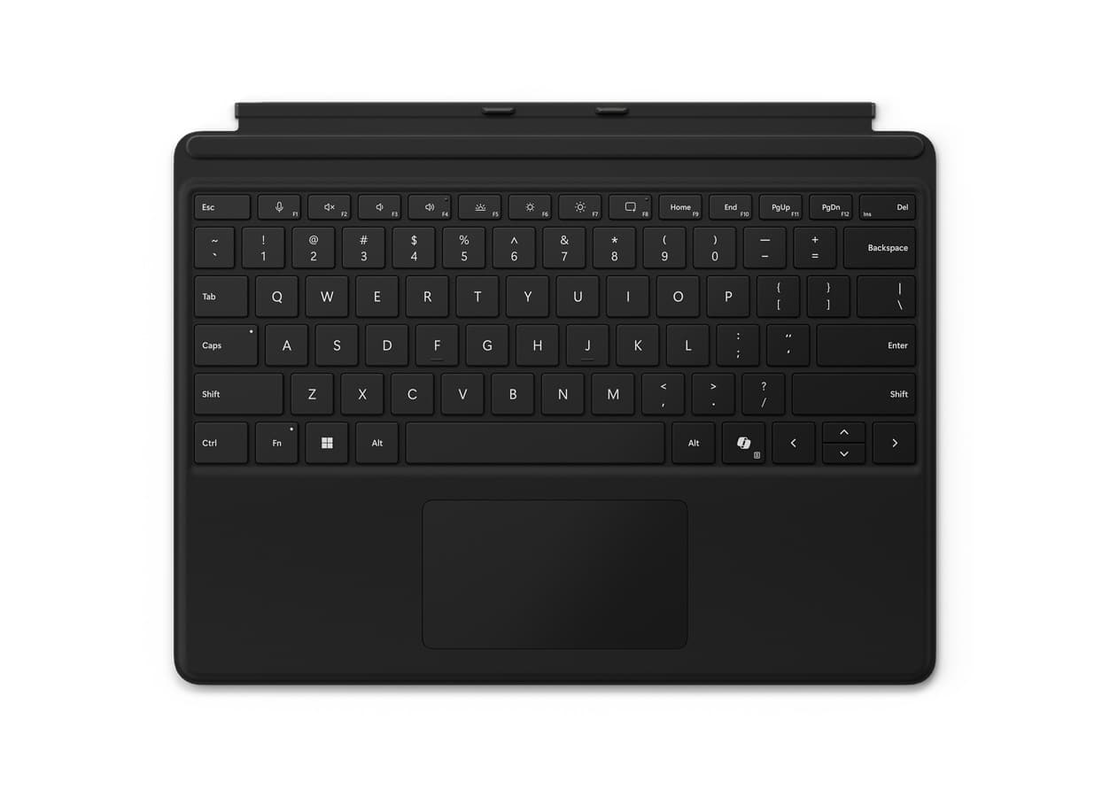 Microsoft Surface Pro Keyboard (Black), Commercial, CZ&SK (potisk)