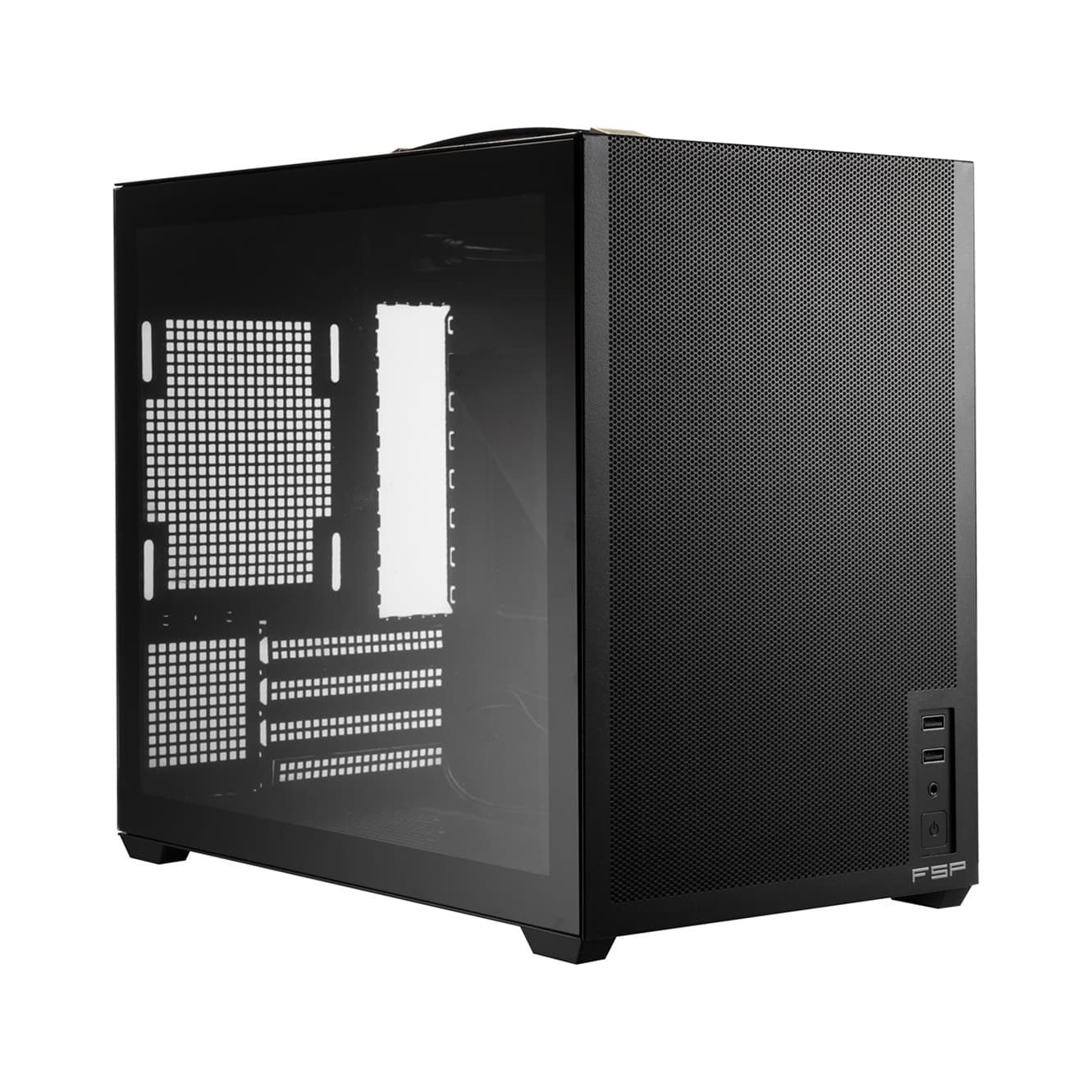 FSP S210-B Micro ATX Transpar. Černá