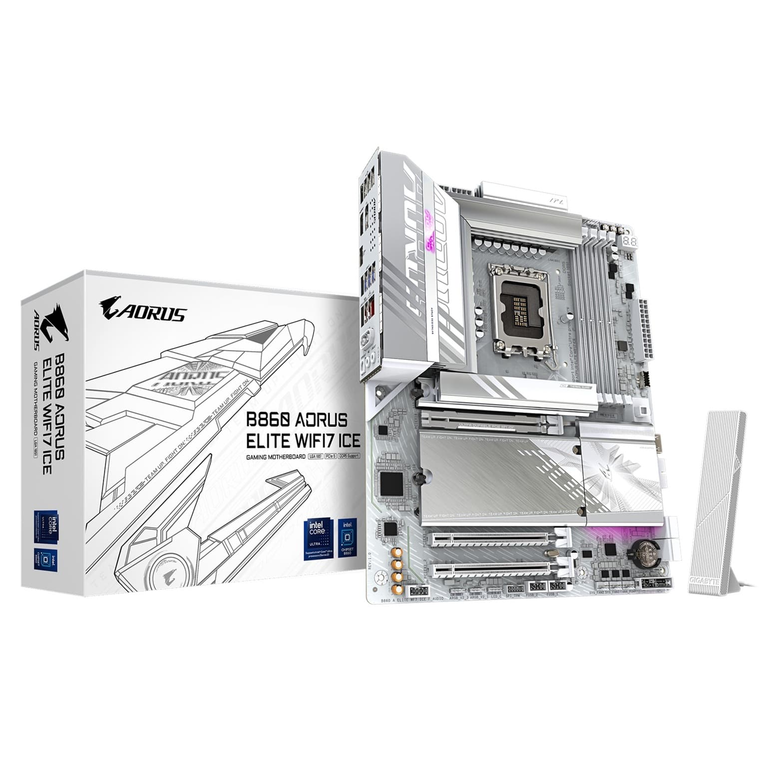 GIGABYTE B860 AORUS ELITE WIFI7 ICE LGA 1851 ATX