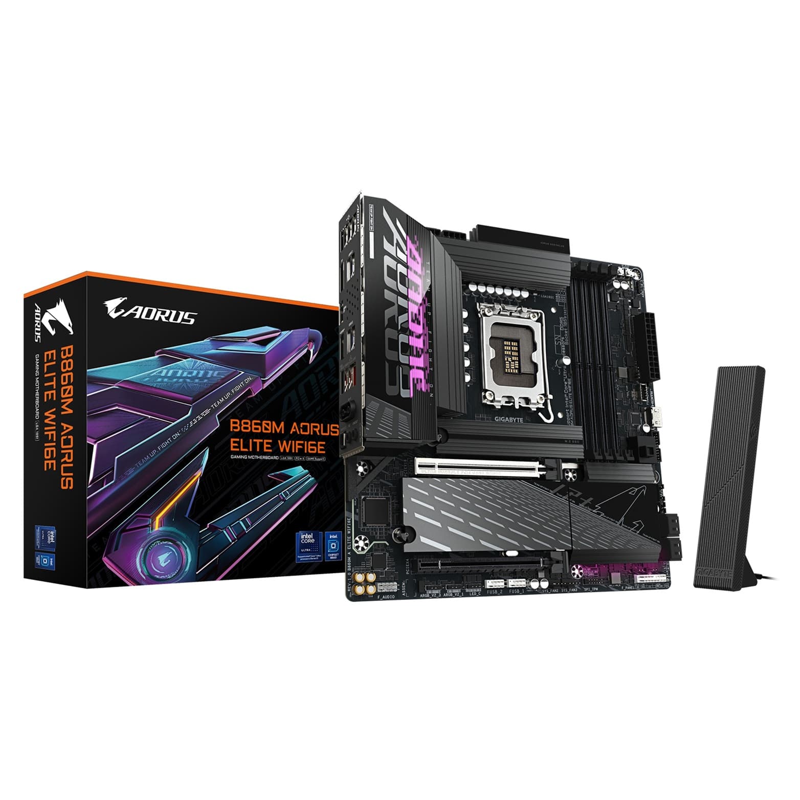 GIGABYTE B860M AORUS ELITE WIFI6E LGA 1851 mATX