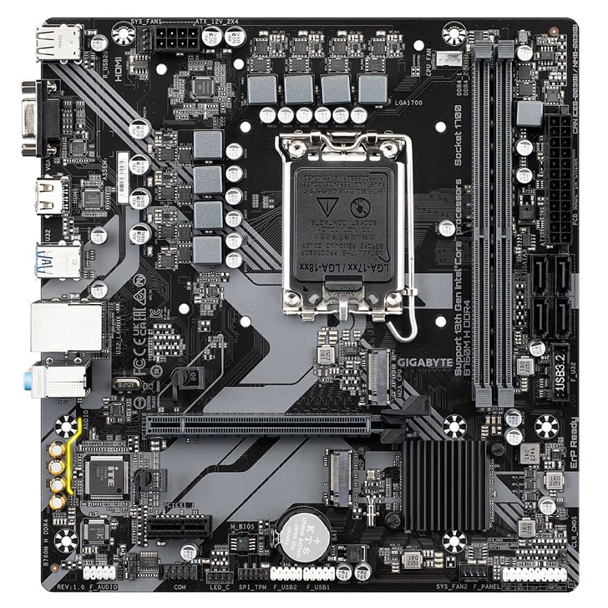 GIGABYTE B760M H DDR4 LGA 1700 mATX