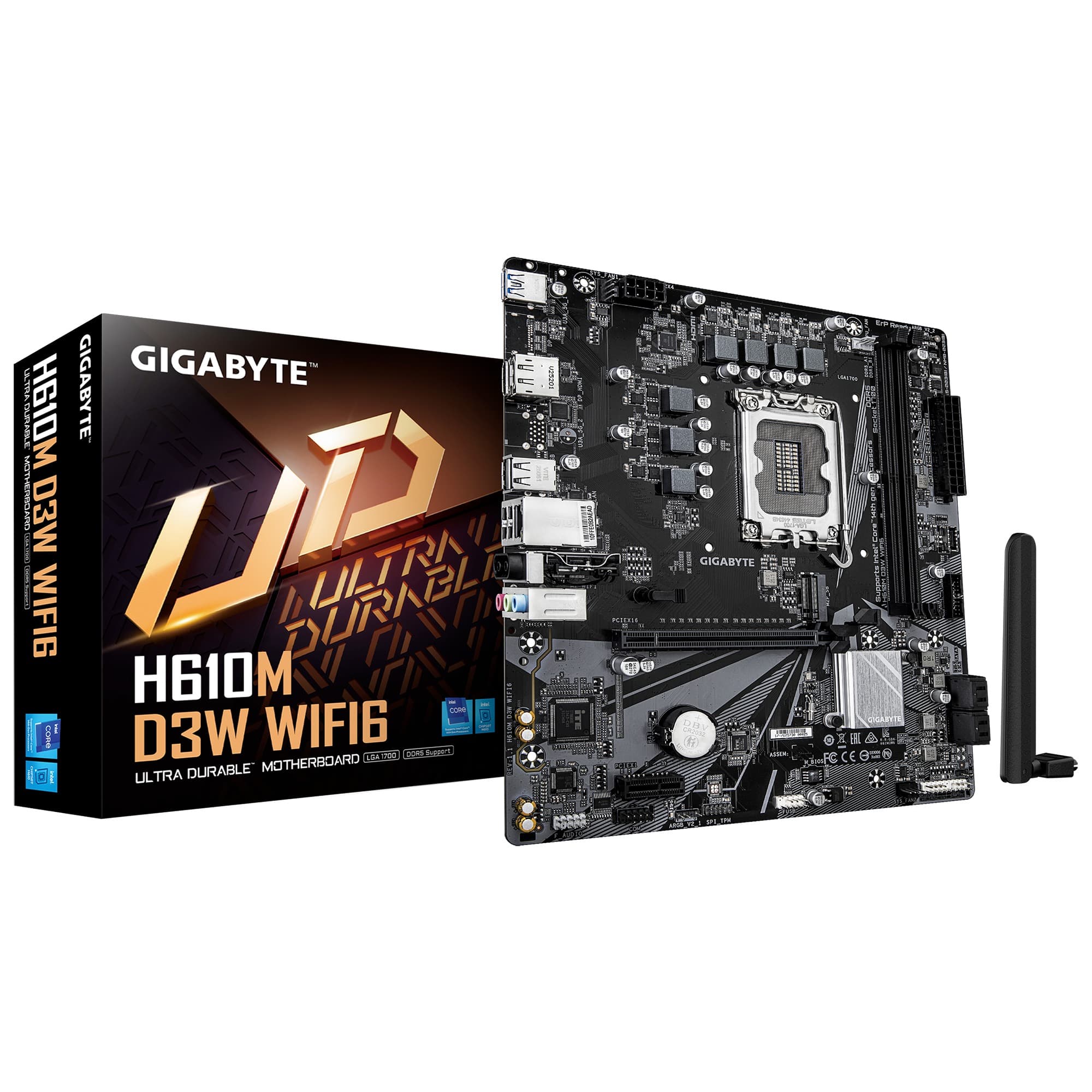 GIGABYTE H610M D3W WIFI6 LGA 1700 mATX