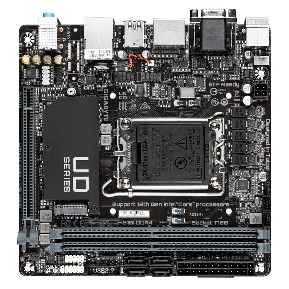 GIGABYTE H610I DDR4 LGA 1700 MITX