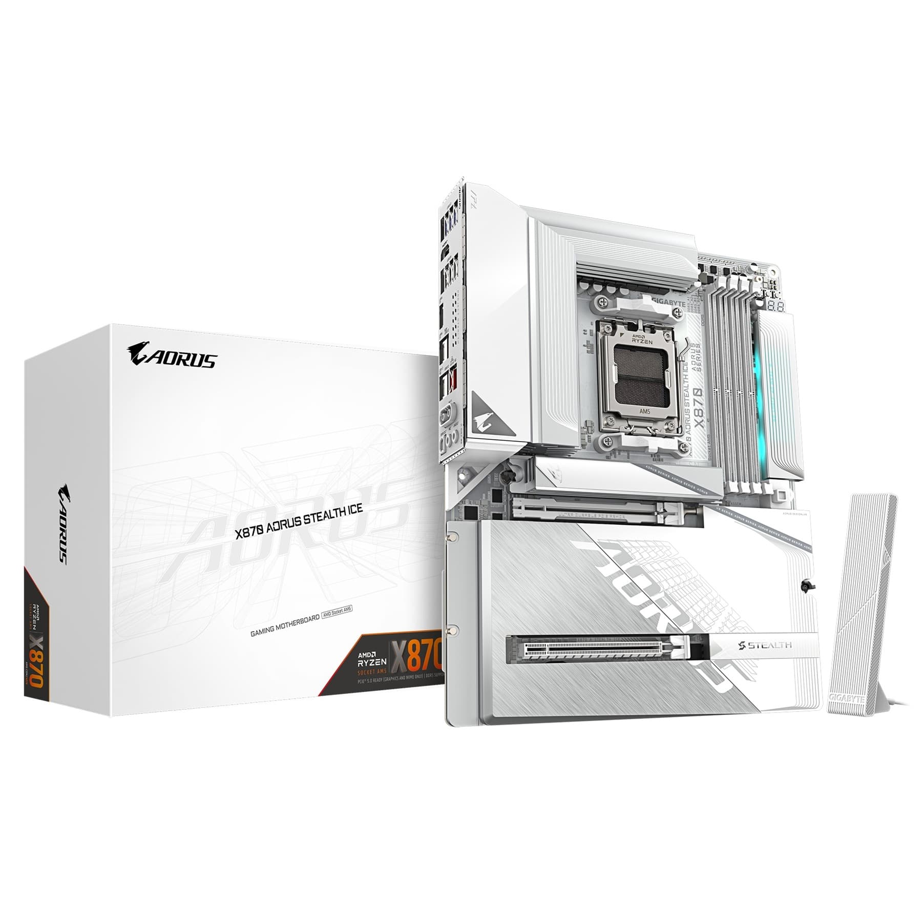 GIGABYTE X870 AORUS STEALTH ICE AM5 ATX