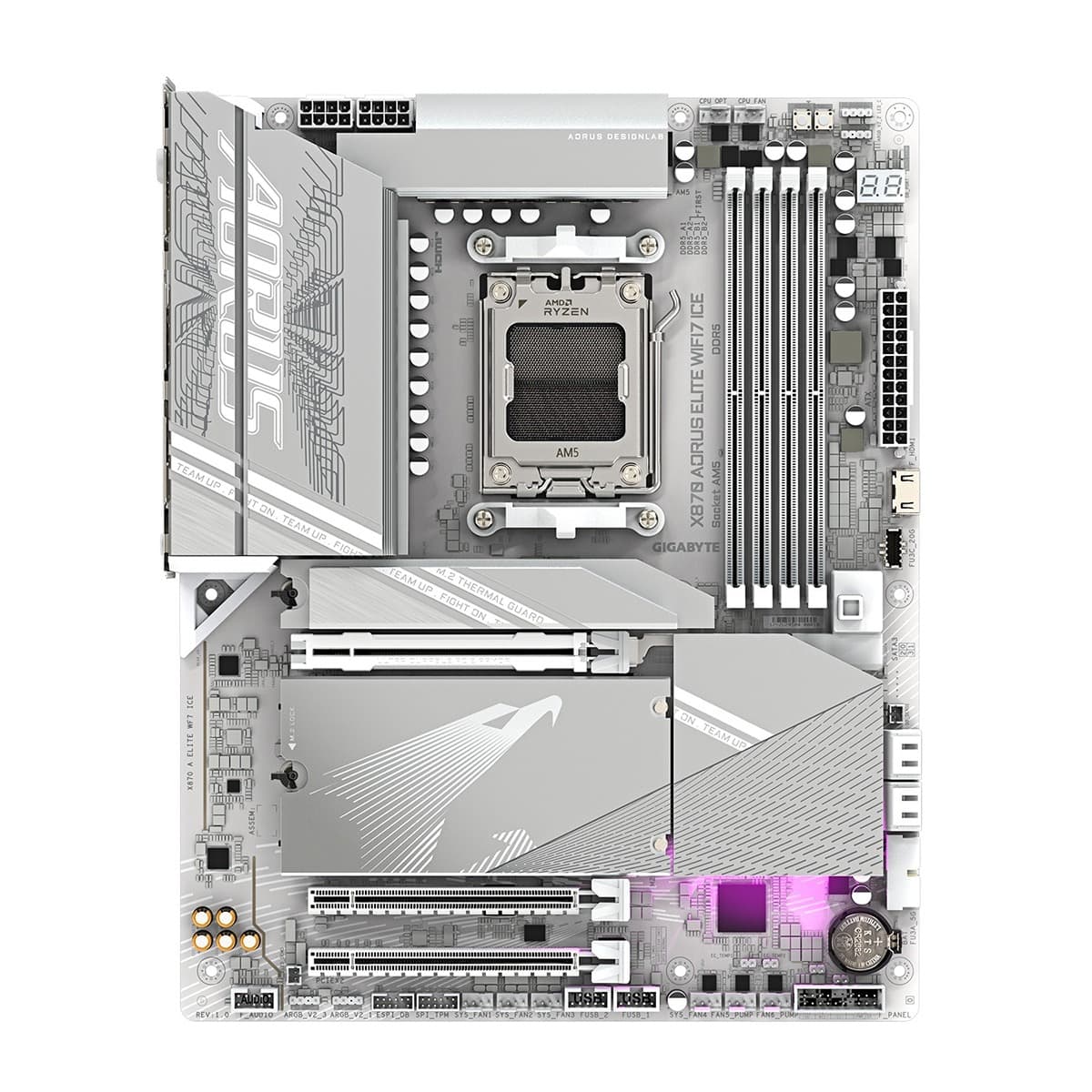 GIGABYTE X870 AORUS ELITE WIFI7 ICE AM5 ATX