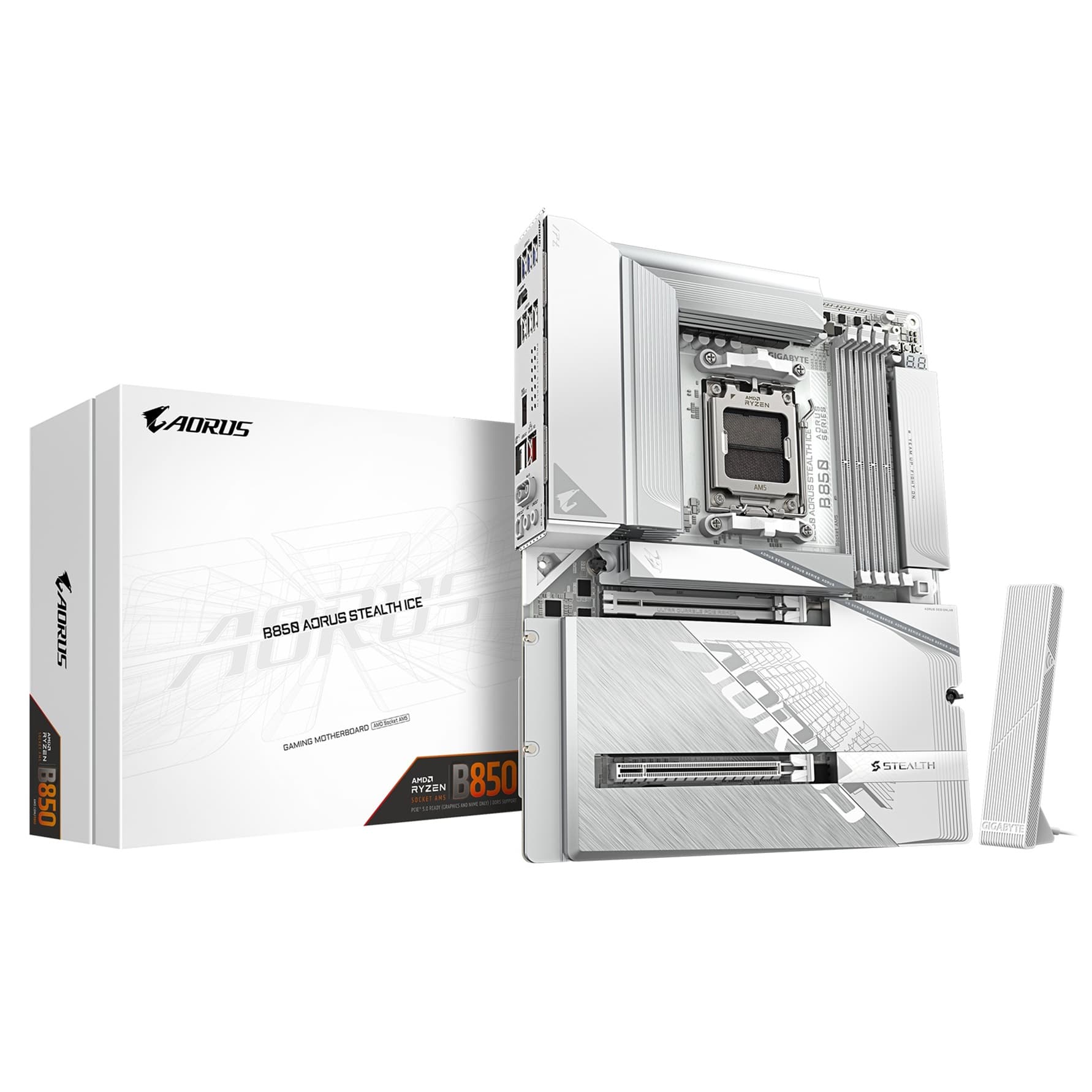 GIGABYTE B850 AORUS STEALTH ICE AM5 ATX