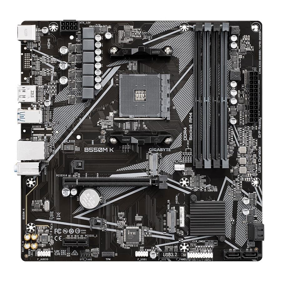 GIGABYTE B550M K AM4 mATX