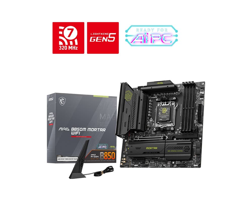 MSI MAG B850M MORTAR WIFI AM5 mATX