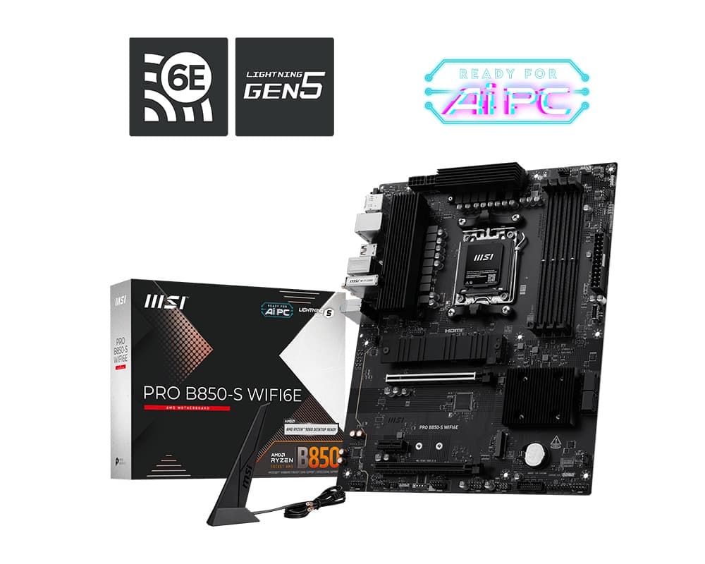 MSI PRO B850-S WIFI6E AM5 ATX