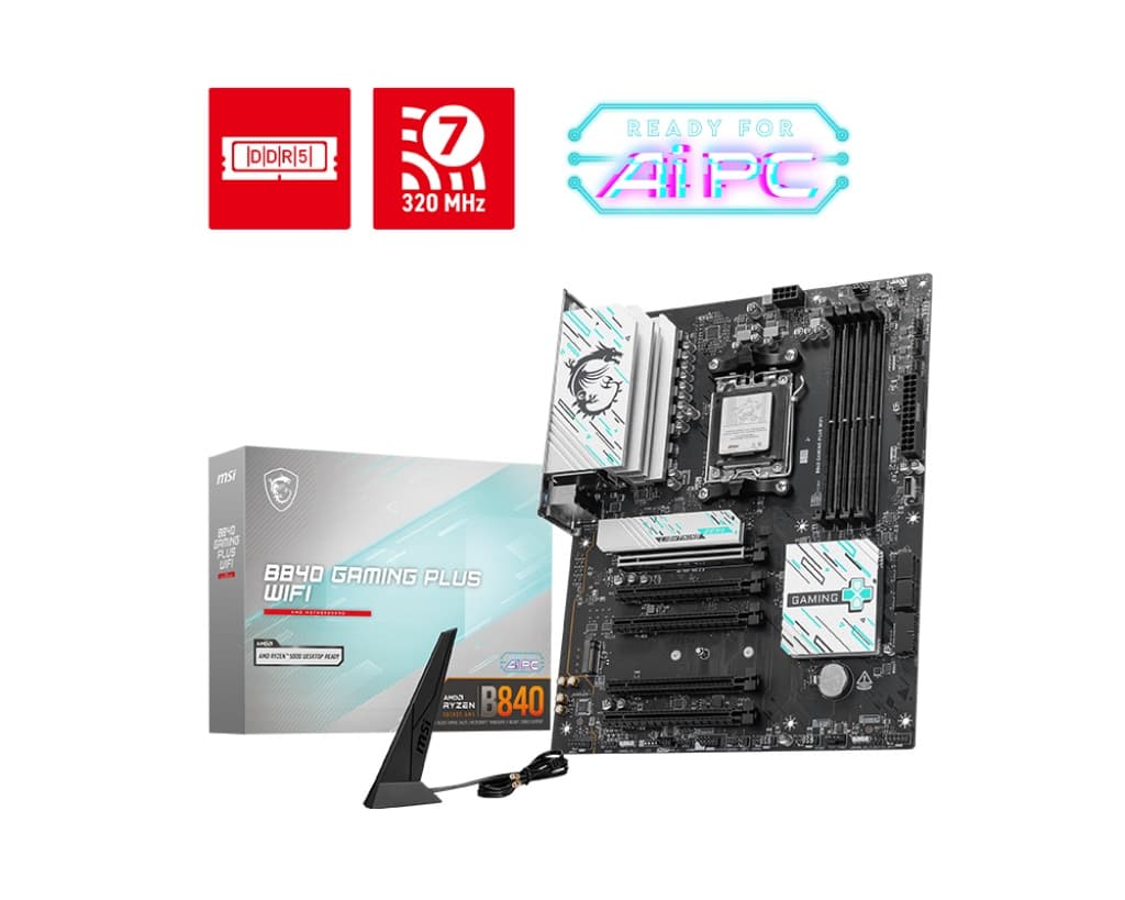 MSI B840 GAMING PLUS WIFI AM5 ATX