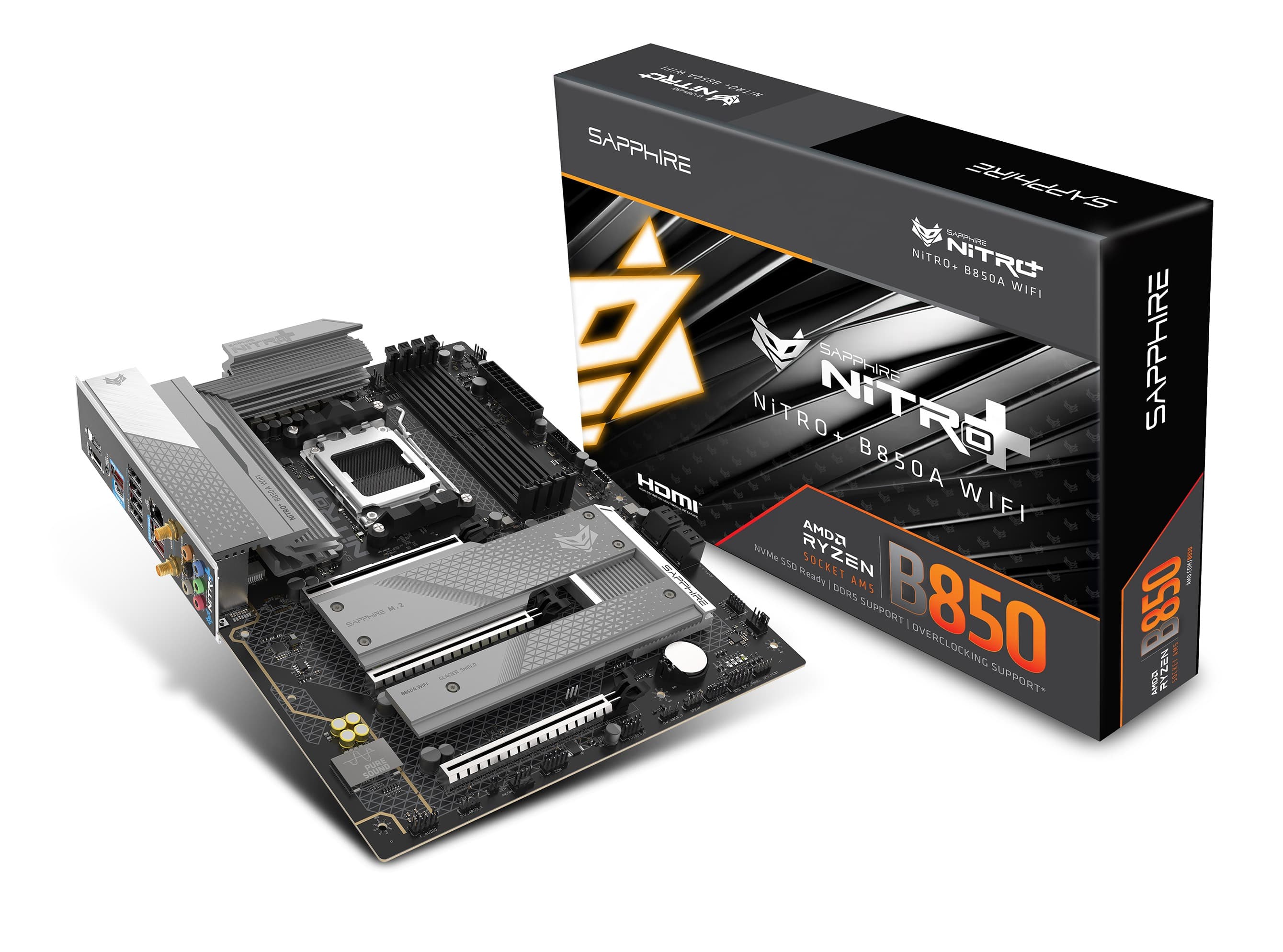 SAPPHIRE NITRO+ B850A WIFI 7 AM5 ATX