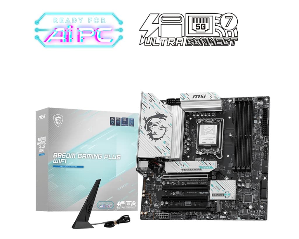 MSI B860M GAMING PLUS WIFI LGA 1851 mATX