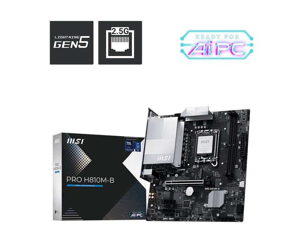 MSI PRO H810M-B LGA 1851 mATX