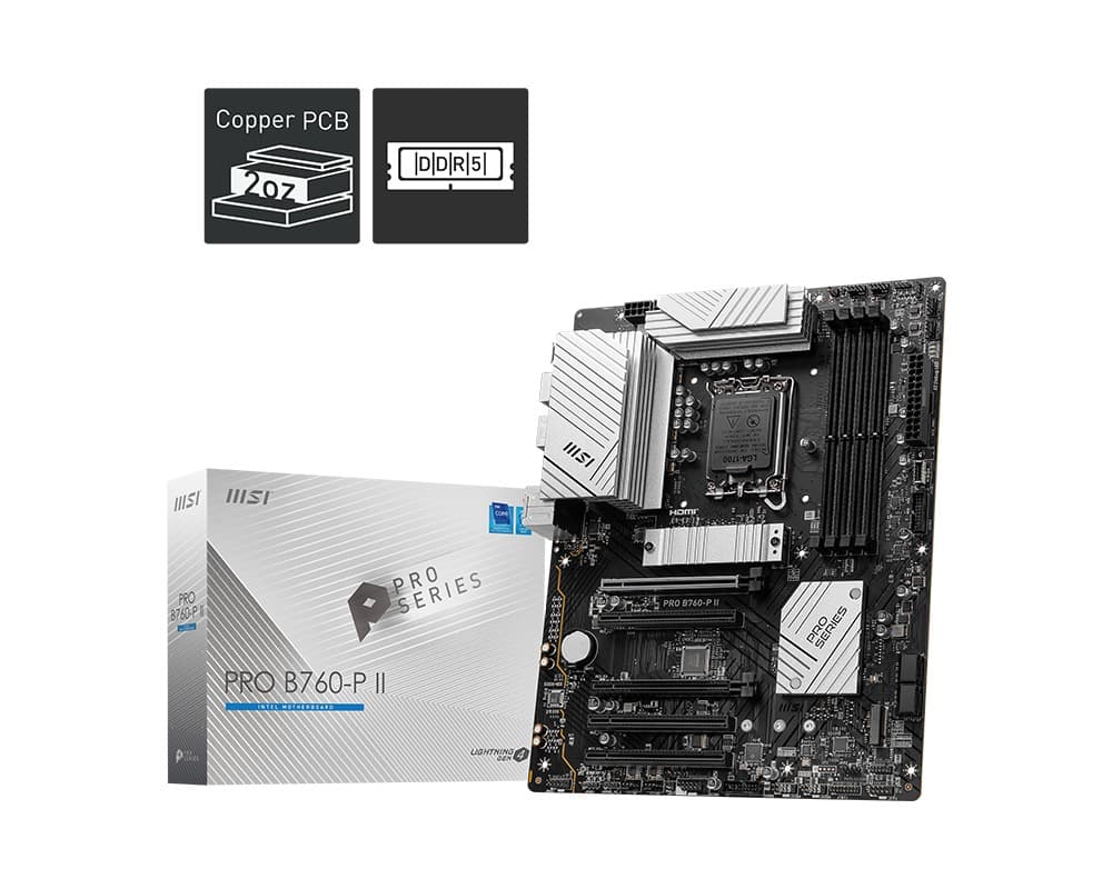 MSI PRO B760-P II LGA 1700 ATX
