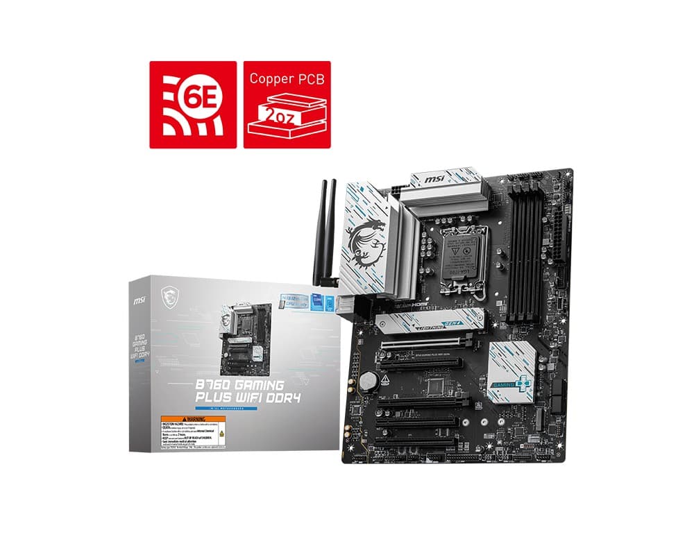 MSI B760 GAMING PLUS WIFI DDR4 LGA 1700 ATX