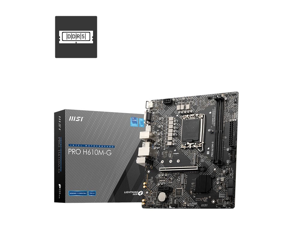MSI PRO H610M-G LGA 1700 mATX