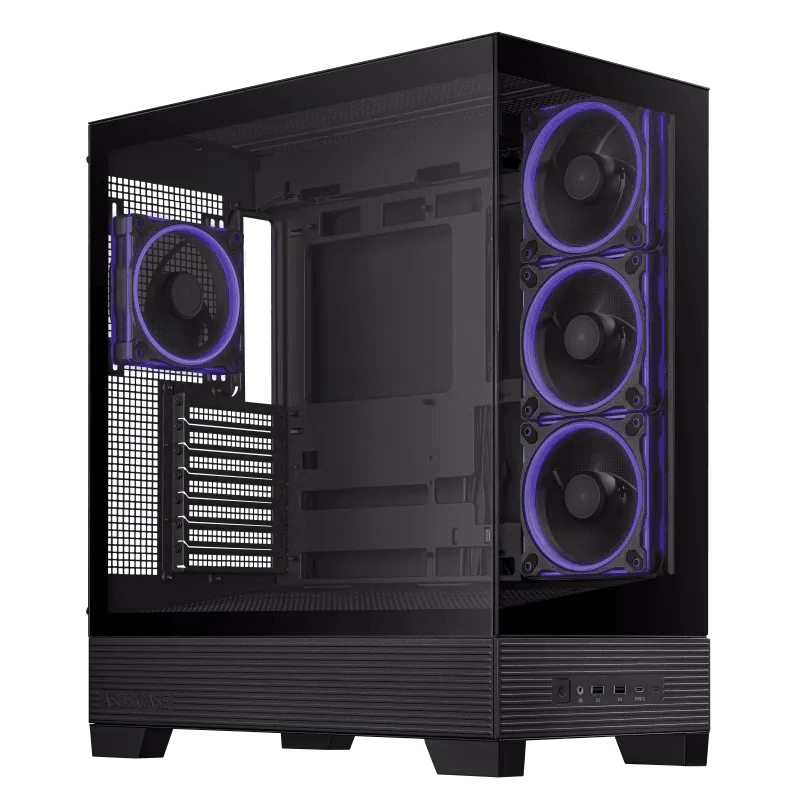 ASUS case A31 PLUS TG ARGB FANS black