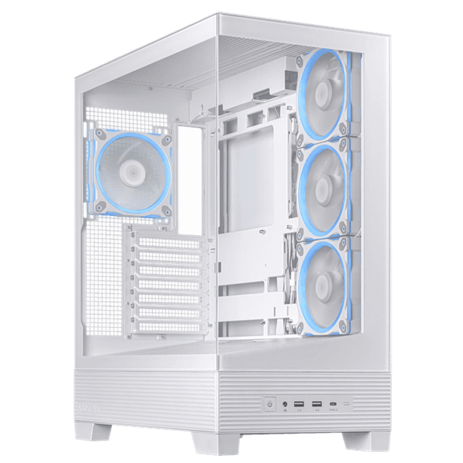 ASUS case A31 PLUS TG ARGB FANS white