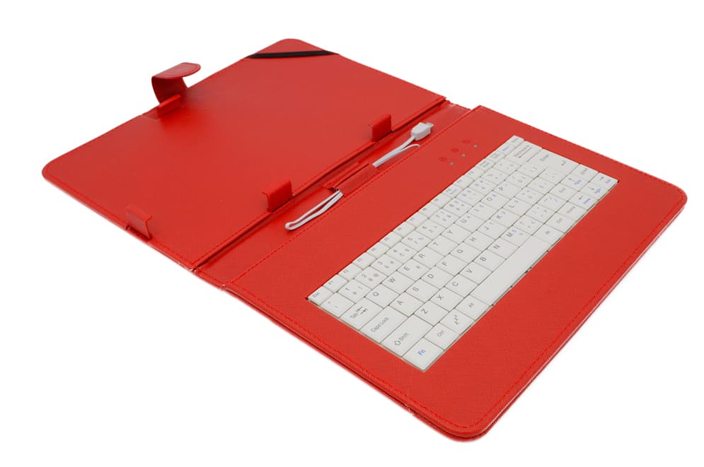 AIREN AiTab Leather Case 4 with USB Keyboard 10" RED (CZ SK DE UK US.. layout)