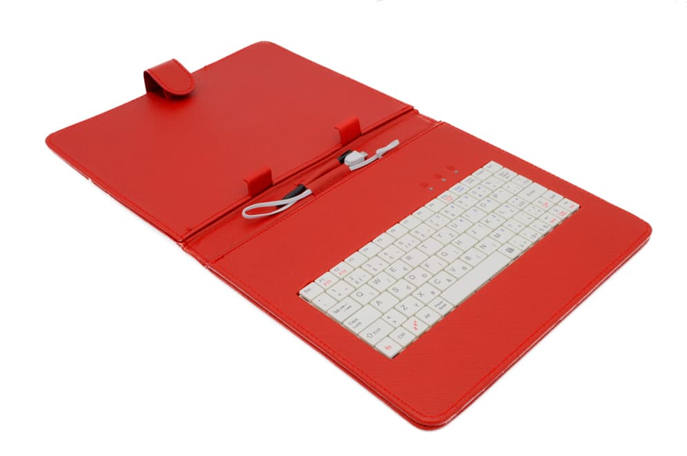 AIREN AiTab Leather Case 3 with USB Keyboard 9,7" RED (CZ SK DE UK US.. layout)